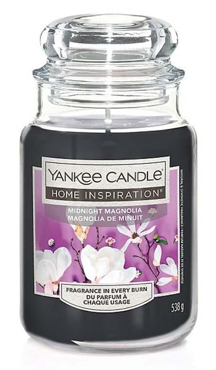 Yankee Candle Home Inspiration Svíčka ve skle velká Midnight Magnolia 538g