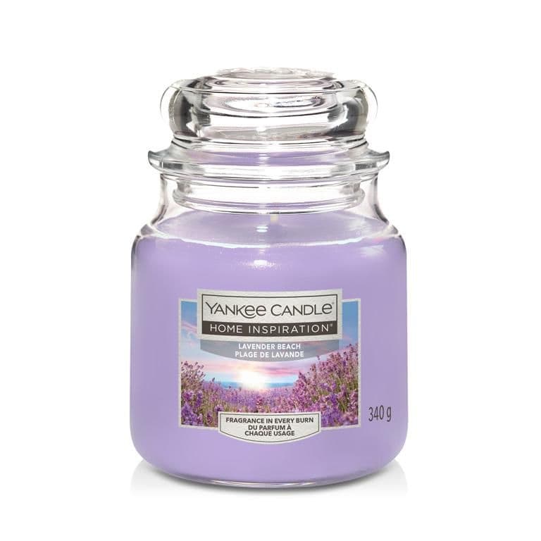 Yankee Candle Home Inspiration Svíčka Střední Lavender Beach 340g