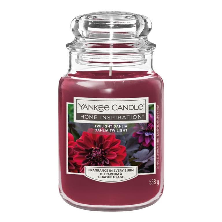 Yankee Candle Home inspiration sklo velké Twillight Dahlia 538g