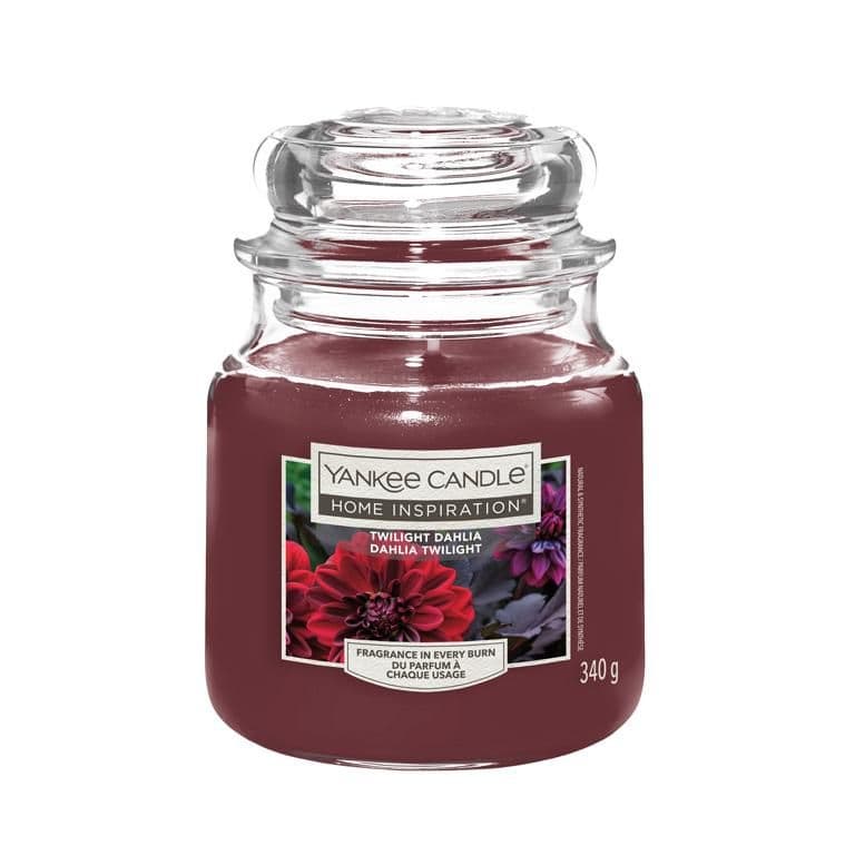 Yankee Candle Home inspiration sklo střední Twillight Dahlia 340g