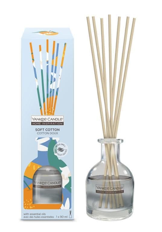 Yankee Candle Home Inspiration Vonný difuzér Soft cotton 90 ml