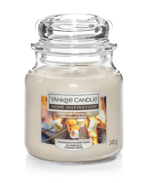 Yankee Candle Home inspiration Svíčka sklo střední Marshmallow 340g