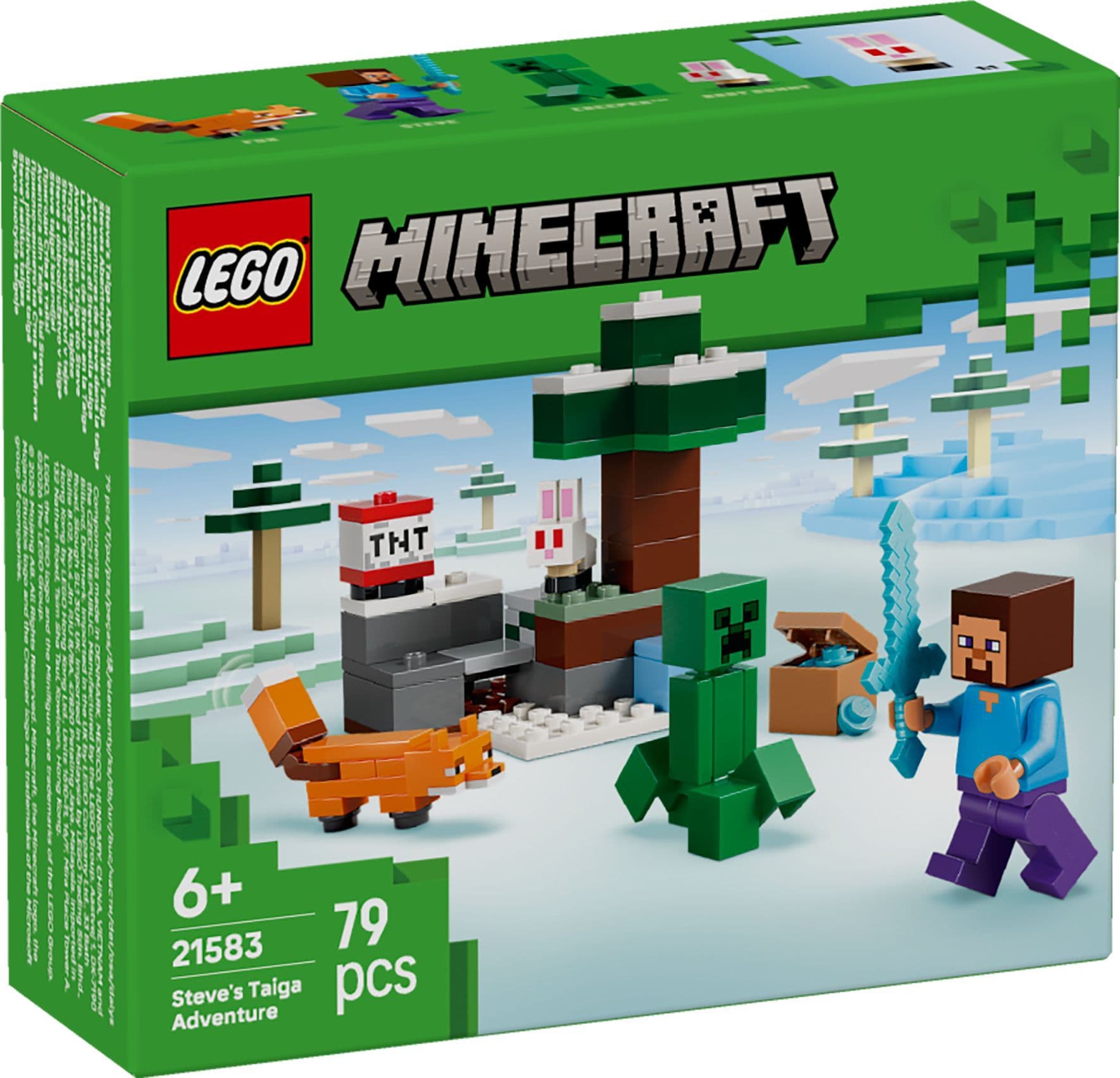 LEGO® Minecraft® 21583 Steve a dobrodružství v tajze