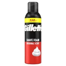 Gillette Classic Pěna Na Holení S Původní Vůní, Pro Rychlé A Snadné Holení, 250ml