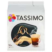 Tassimo L'OR Absolu káva pražená mletá v kapslích 16 x 6,5g (104g)