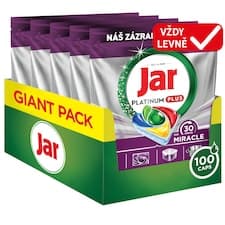 Jar Our 30 Minute Miracle Platinum Plus Kapsle Do Myčky Nádobí, 100 X