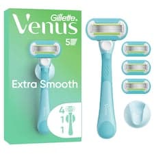 Gillette Venus Extra Smooth Dámský Holicí Strojek, 4 Náhradní Holicí Hlavice