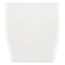 Veca Living bílý matný čtvercový květináč 15 cm x 15 cm