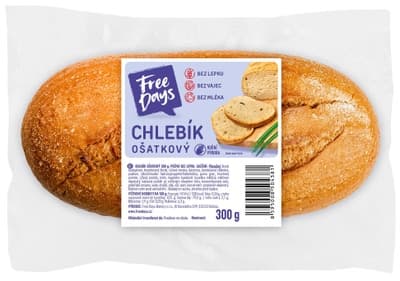 FreeDays Chlebík ošatkový bez lepku