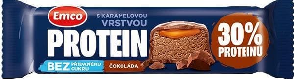 Emco Proteinová tyčinka čokoláda karamel