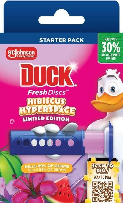 Duck Fresh Discs Hibiscus Hyperspace WC čistič