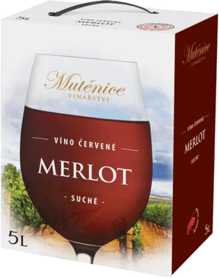 Vinařství Mutěnice Jumbo Bib Merlot, odrůdové víno červené