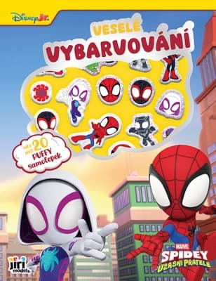 JIRI MODELS Veselé vybarvování se super samolepkami Spidey