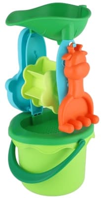 Teddies Plastová sada na písek, kbelík se sítkem