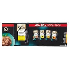Sheba Delicacy Drůbeží výběr v želé 40 x 85g (3,4kg)