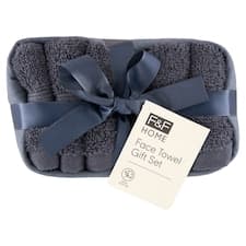 F&F Home Blue Charcoal ručník 30 cm x 30 cm