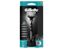 Gillette Mach3 Charcoal strojek 1 ks + náhradních hlavic 6 ks