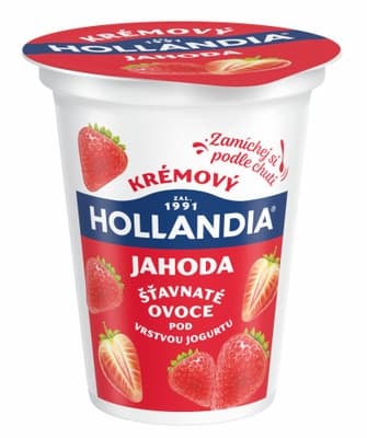 Hollandia Krémový jogurt jahoda
