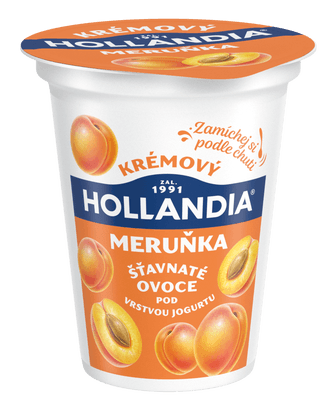 Hollandia Krémový jogurt meruňka