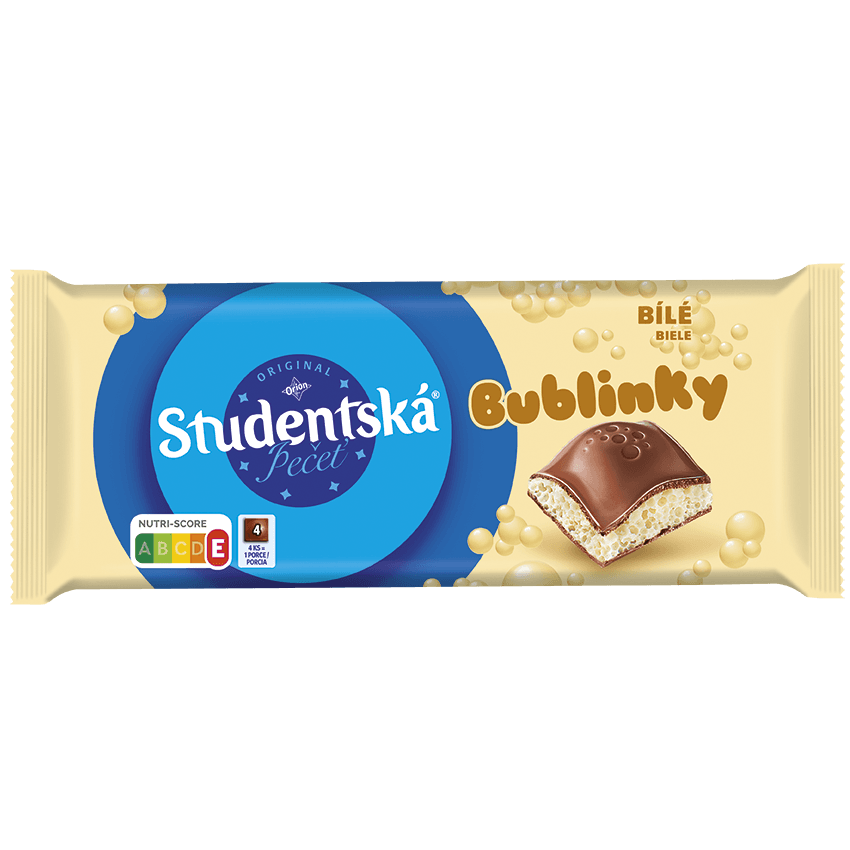 Orion Studentská pečeť Bublinky mléčná a bílé bublinky