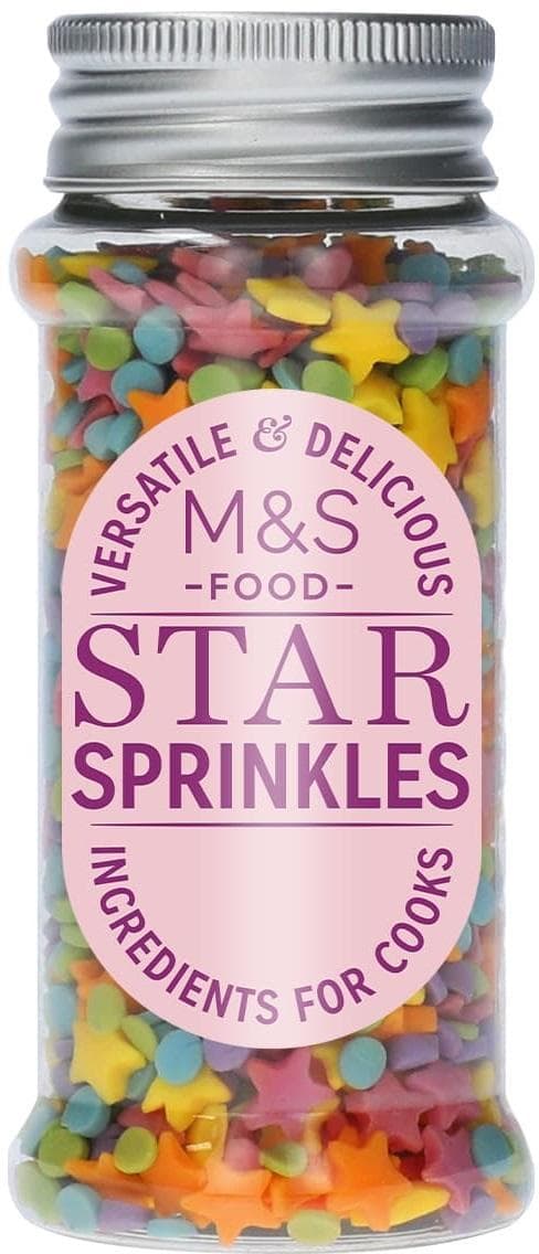 Marks & Spencer Vícebarevné cukrářské zdobení ve tvaru hvězdiček