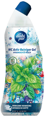 Ambi Pur WC Active gel Máta & Jasmín