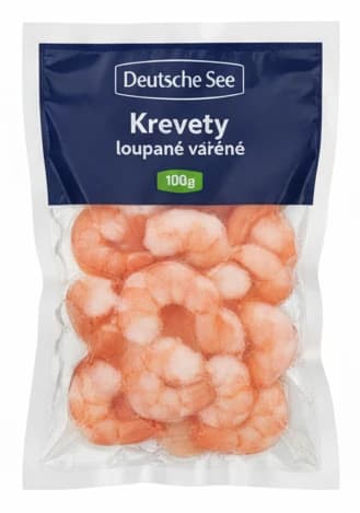 Deutsche See Krevety loupané vařené