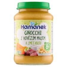 Hamánek Gnocchi s hovězím masem a smetanou 190g