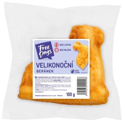 FreeDays Velikonoční beránek bez lepku