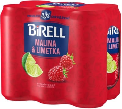 Birell 0.0 Malina & Limetka nealkoholické pivo 6x0,5l