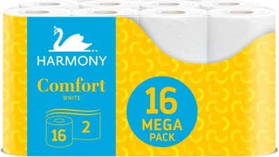 Harmony Comfort Toaletní papír, 2vrstvý, 16 rolí