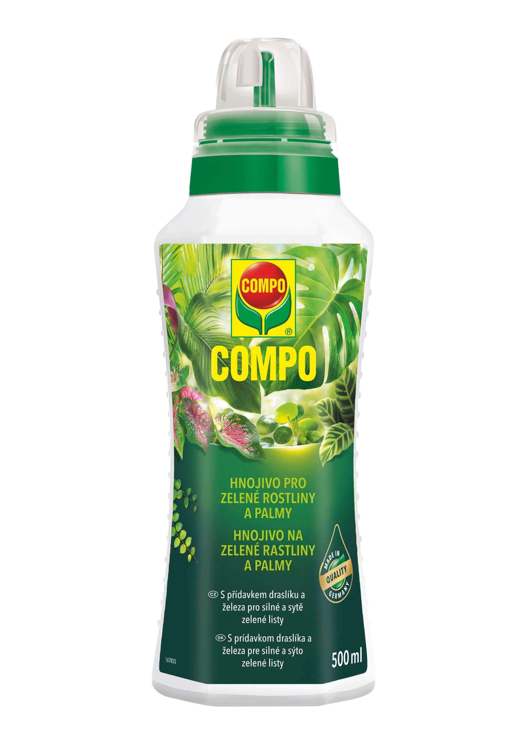Compo Hnojivo pro zelené rostliny a palmy 500 ml