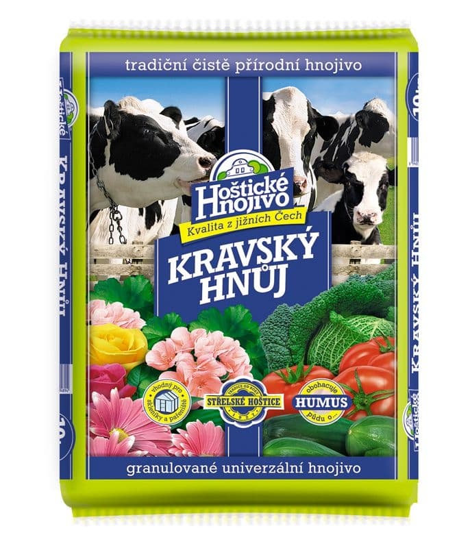 Hoštické hnojivo Kravský hnůj 10 kg