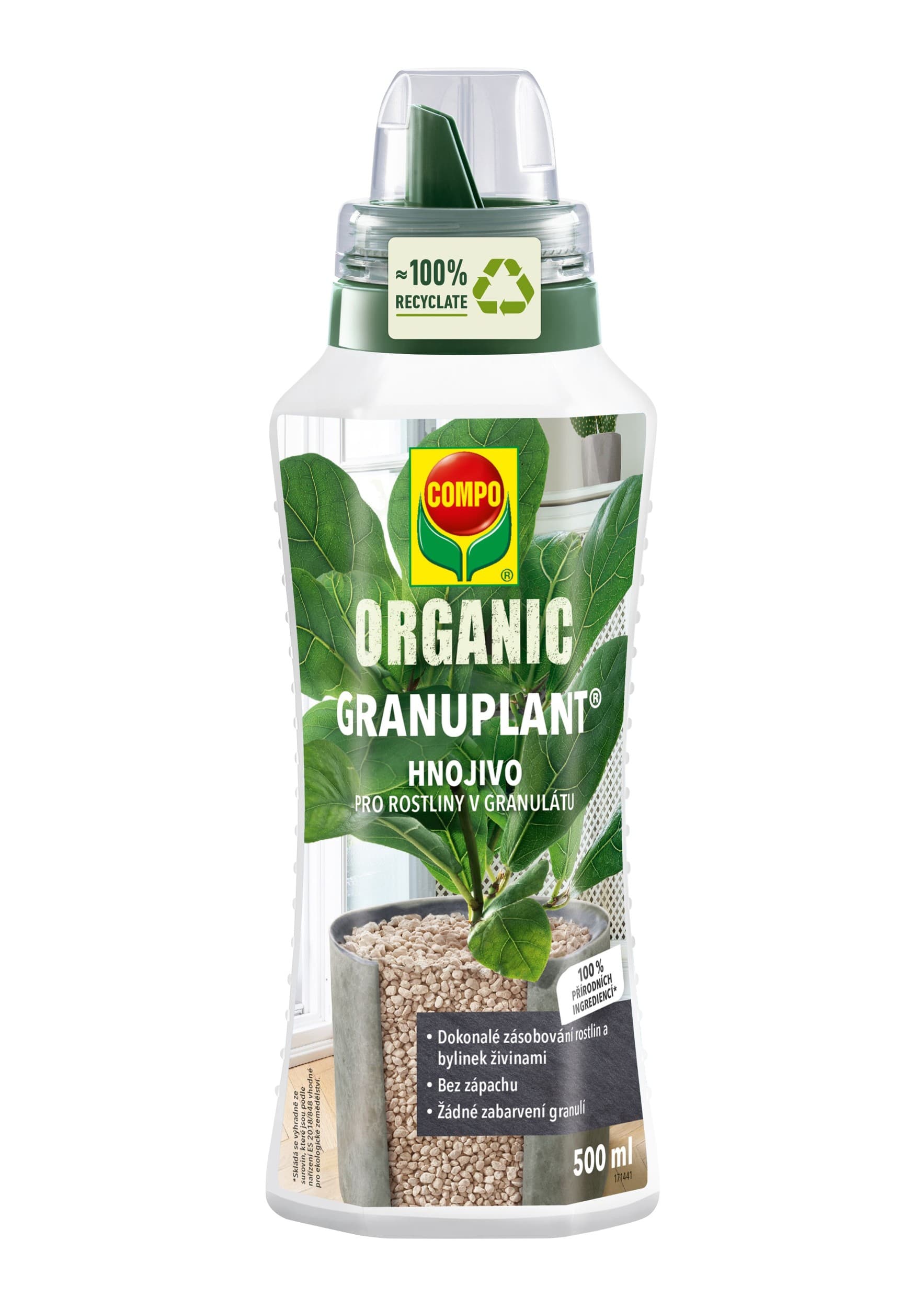 Compo ORGANIC GRANUPLANT hnojivo 500ml