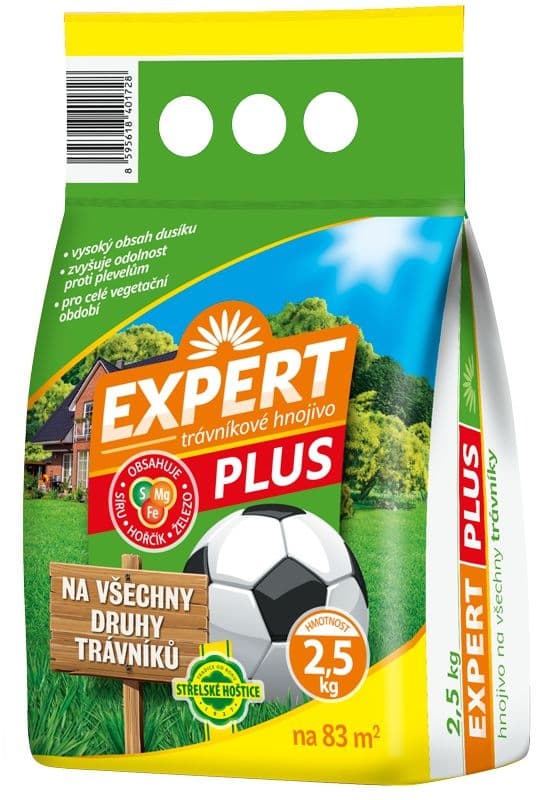 Expert Plus granulované hnojivo pro trávníky 2,5 kg