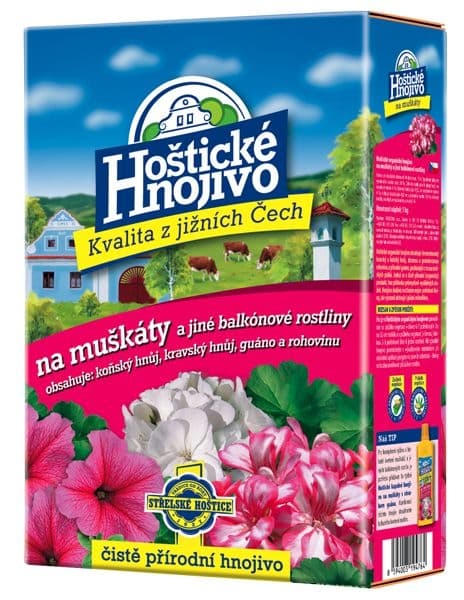 Hoštické hnojivo na muškáty 1 kg