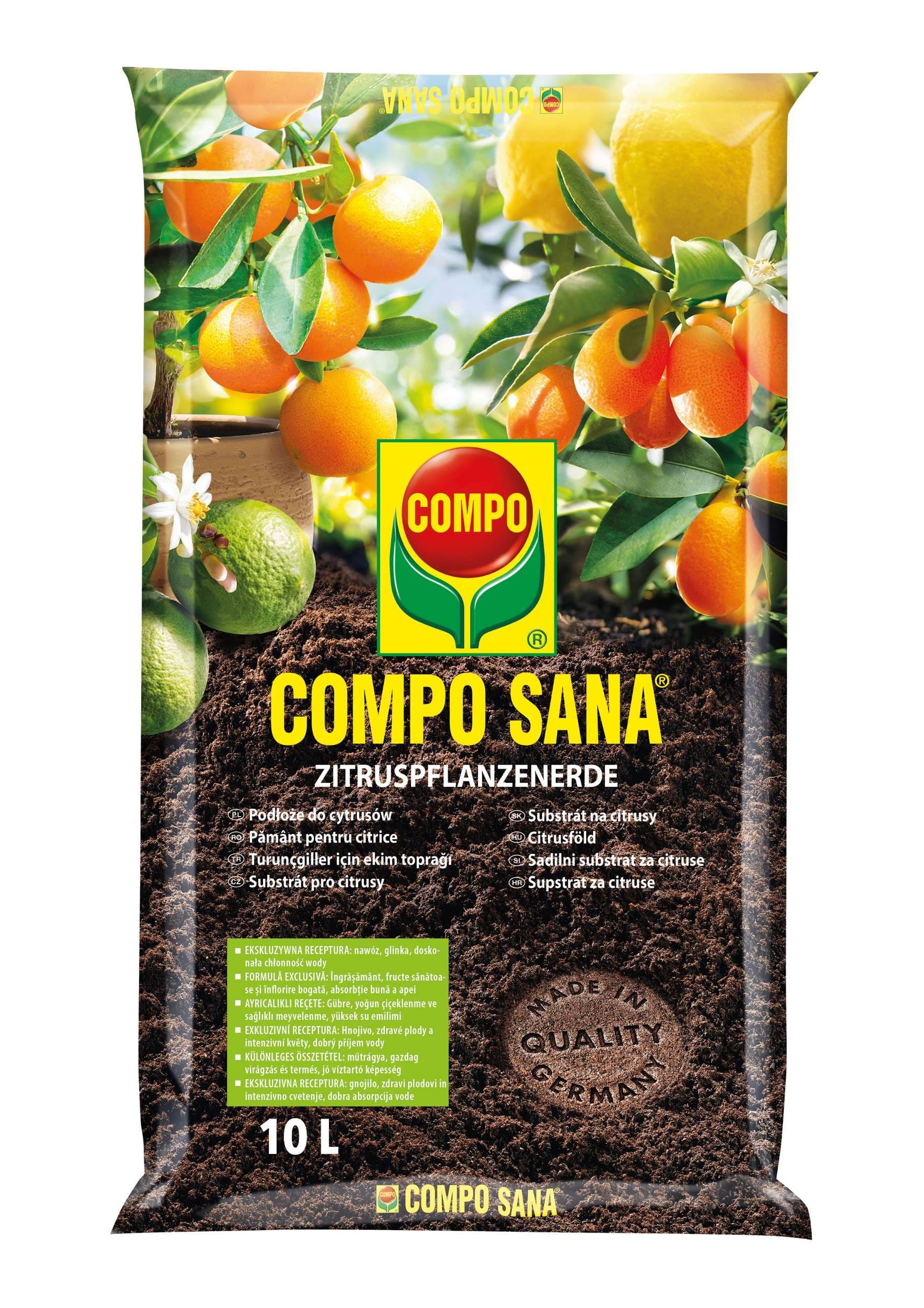 Compo SANA Substrát pro citrusy 10l