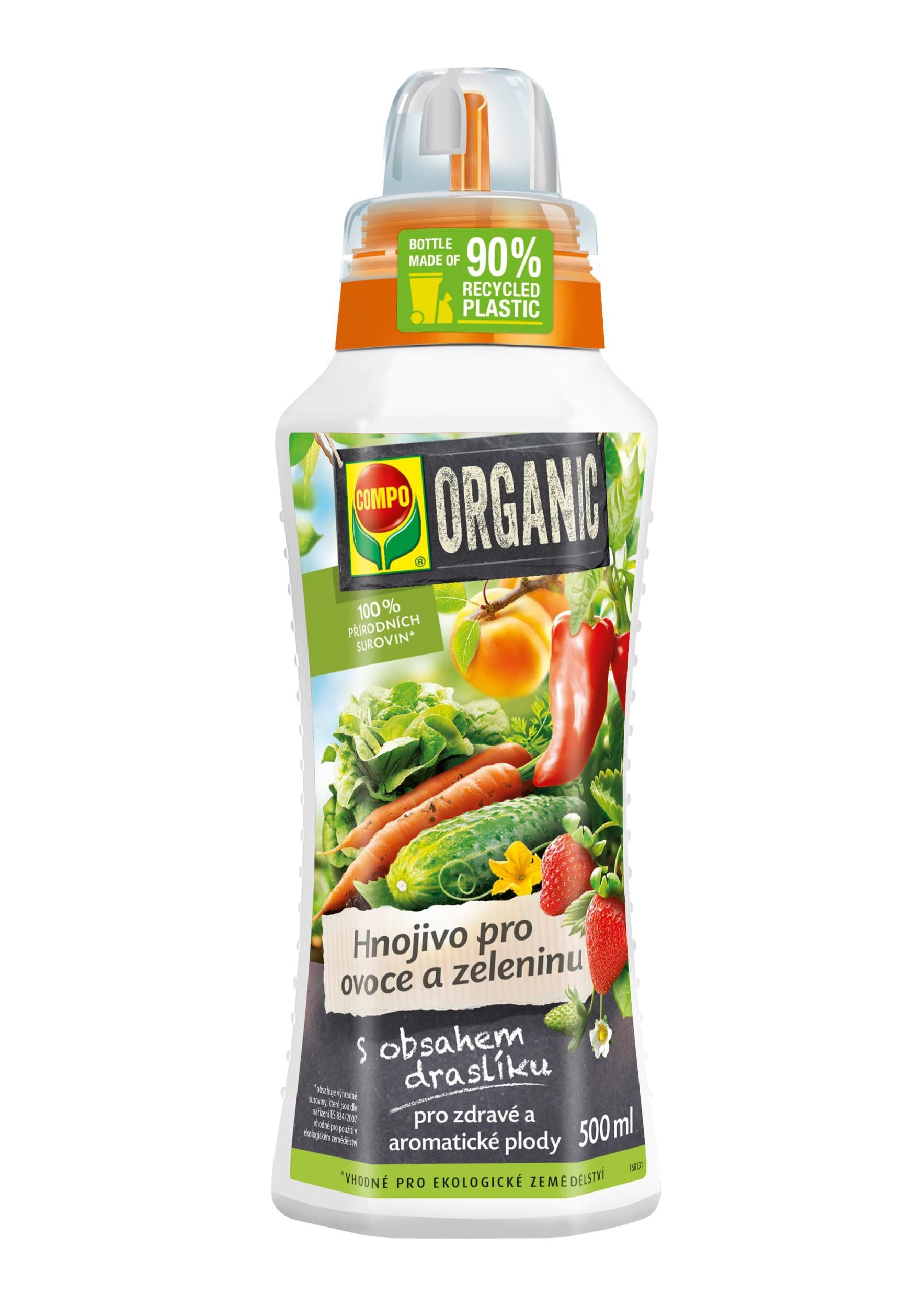 Compo ORGANIC hnojivo pro ovoce a zeleninu 500 ml