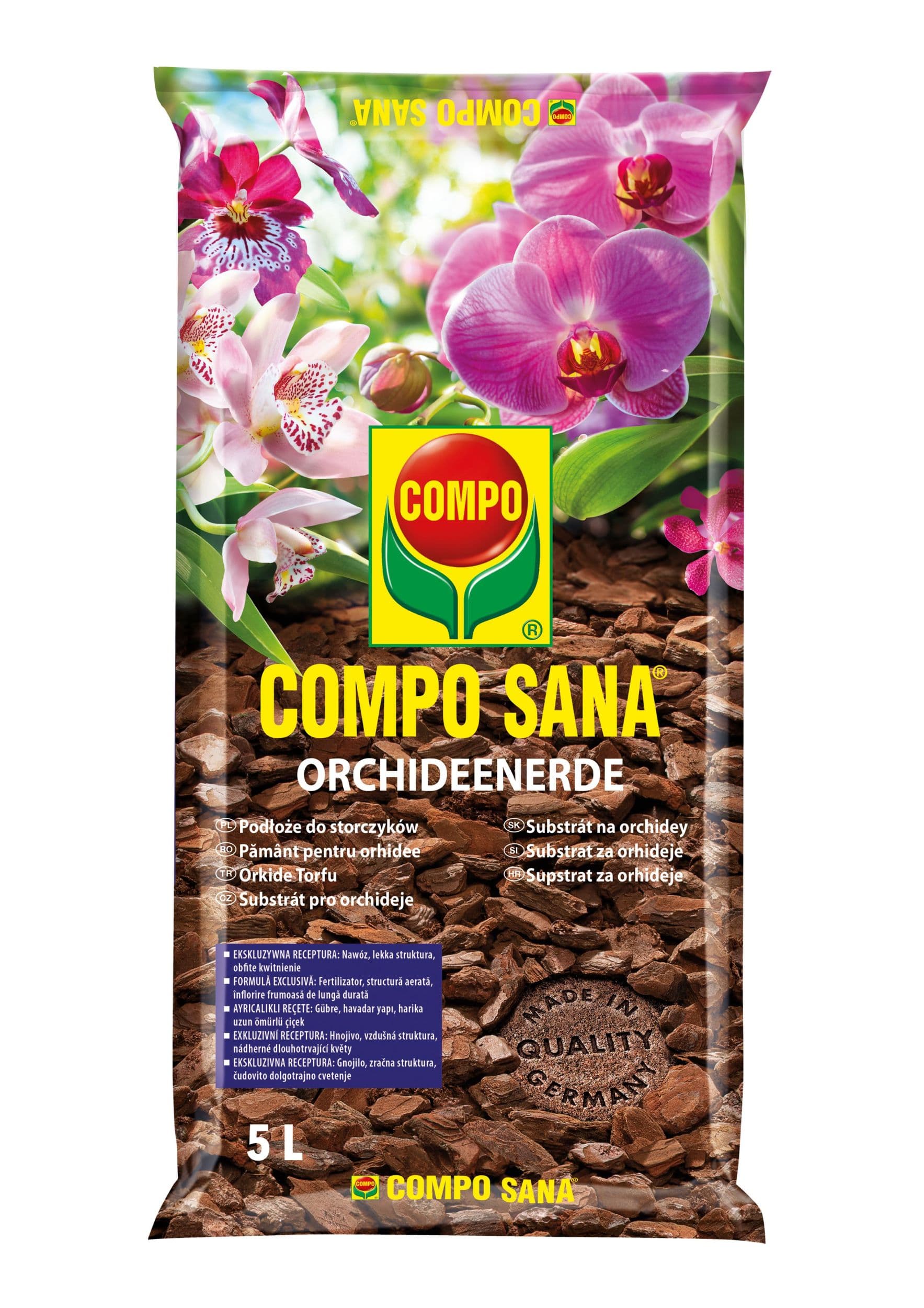 Compo SANA Substrát pro orchideje 5 l