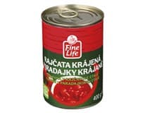 Fine Life Rajčata loupaná krájená 400 g
