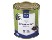METRO Chef Olivy černé krájené 3000 g