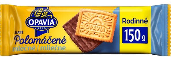 Opavia sušenky Zlaté Polomáčené mléčné
