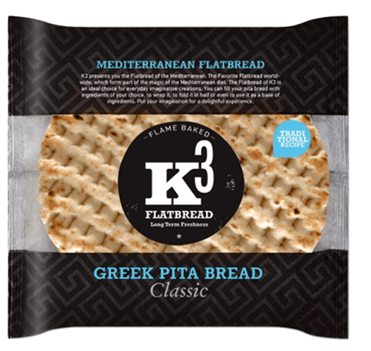 Kolios K3 originální řecký pita chléb