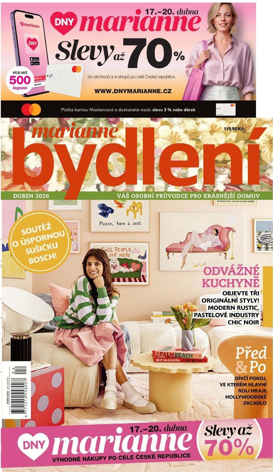 Marianne Bydlení č. 4/26 s kupony DNY Marianne