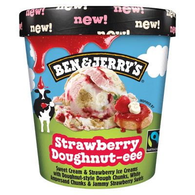 Ben & Jerry's  Strawberry Doughnut-eee
