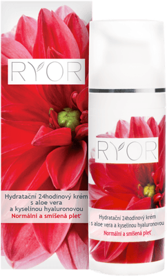 Ryor Hydratační 24hod. krém s aloe vera a kyselinou hyaluronovou