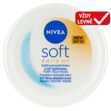 Nivea Soft Svěží hydratační krém s UV ochranou OF 15 100ml