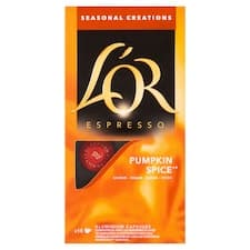 L'OR Espresso Seasonal Creations pražená mletá káva v kapslích s příchutí Pumpkin Spice 10 ks 52g