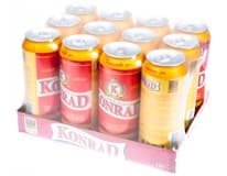 Konrad Pivo ležák světlý 12° 12 x 500 ml plech