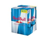 Red Bull Sugar Free energetický nápoj 4 x 250 ml